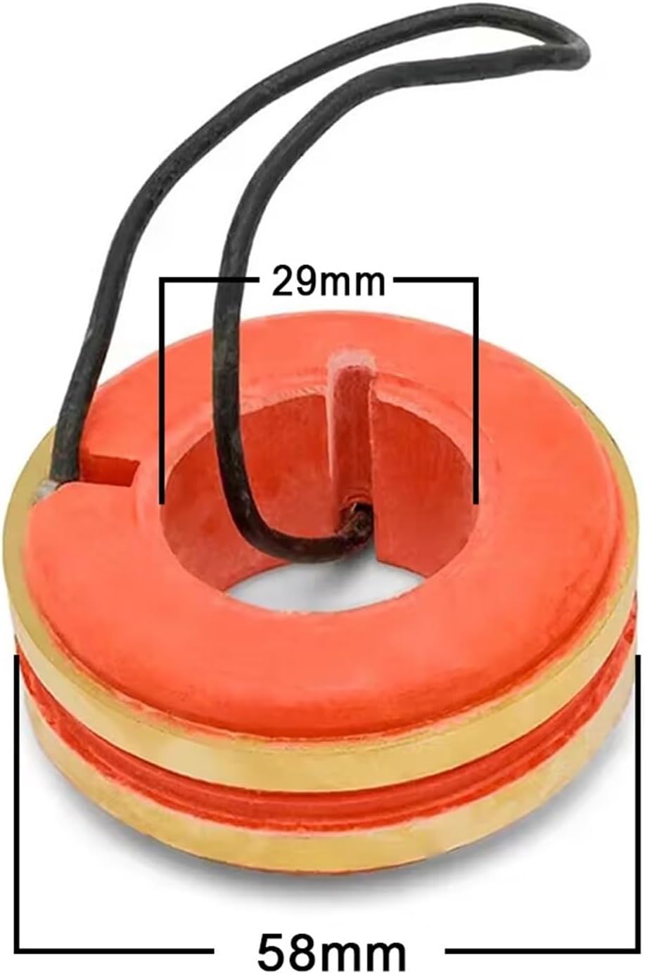1PCS ST STC Generator Copper Ring Electrical Carbon Brush Motor Slip Ring for Alternator Conductive Carbon Brush Assembly(NO.2 M29-58)
