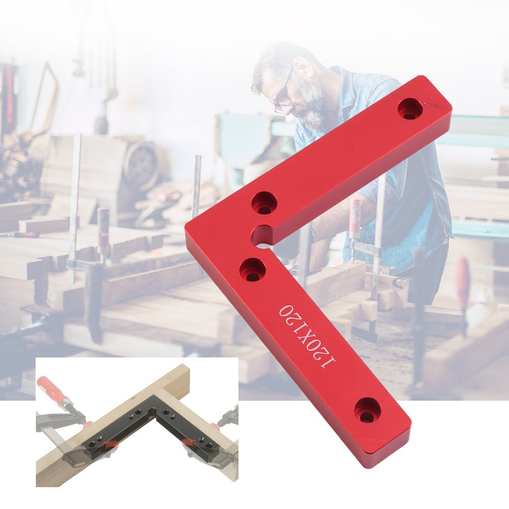 XHTLLO Corner Clamp, Aluminium Alloy L Shape 90 Degree Right Angle Corner Clamp Wood Metal Welding Fixing Tool