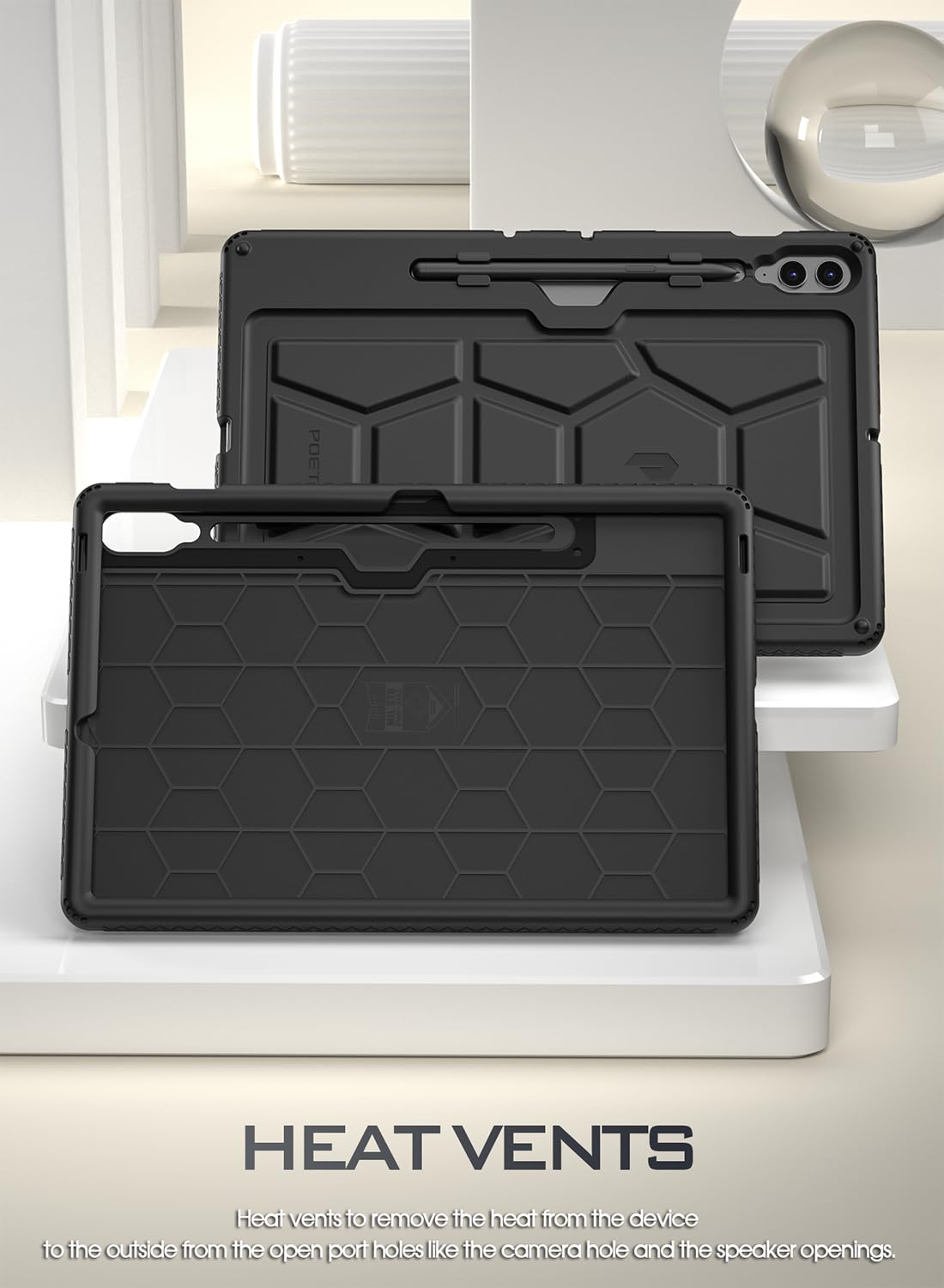 Amazon.co.jp: Poetic TurtleSkinケース Samsung Galaxy Tab S9 FE+