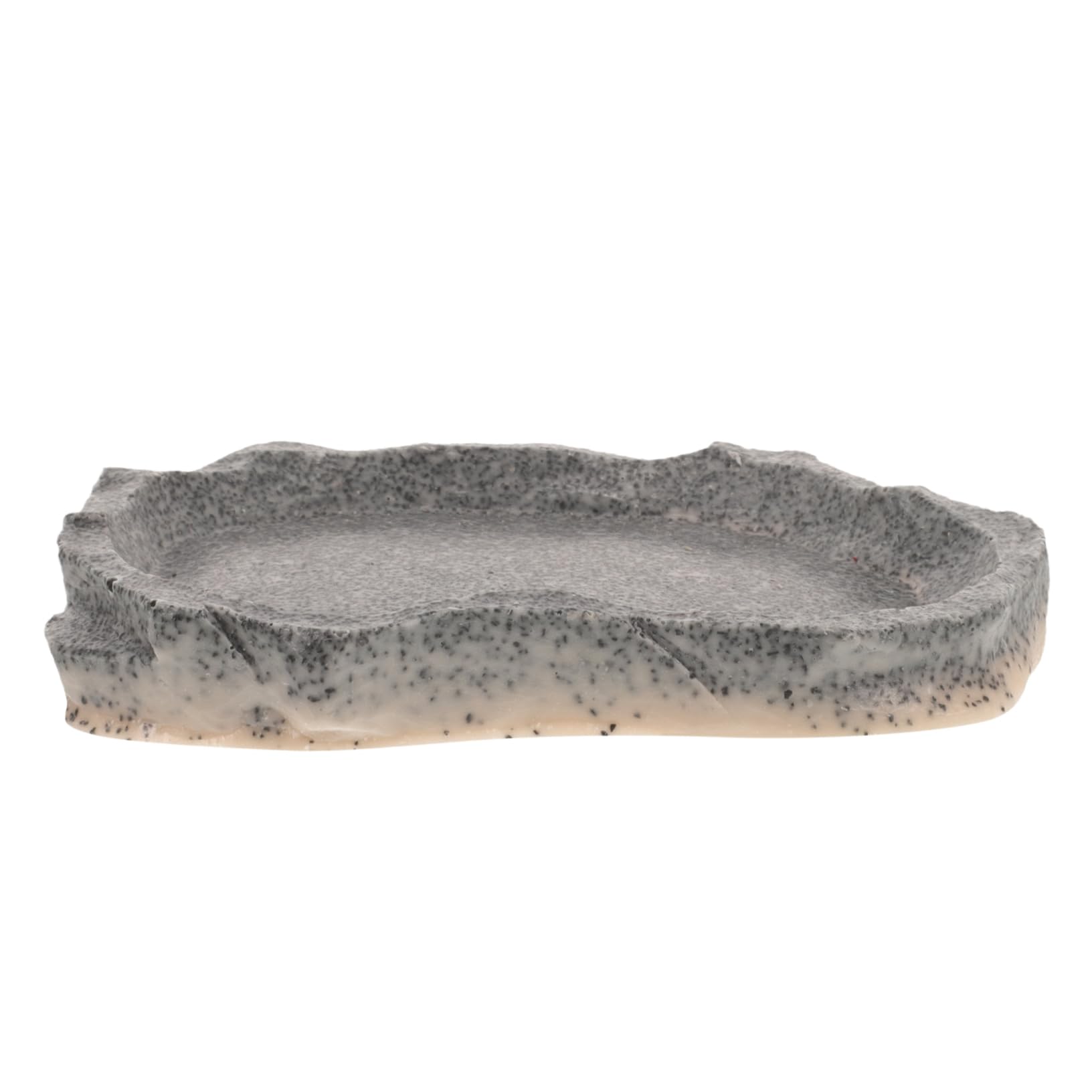 SUPVOX 5piezas Tazón De Resina para Reptiles Comedero y Bebedero Simulación De Piedra Accesorio Multifuncional para Terrarios y Alimentación De Mascotas para Lagartijas Ranas y Geckos