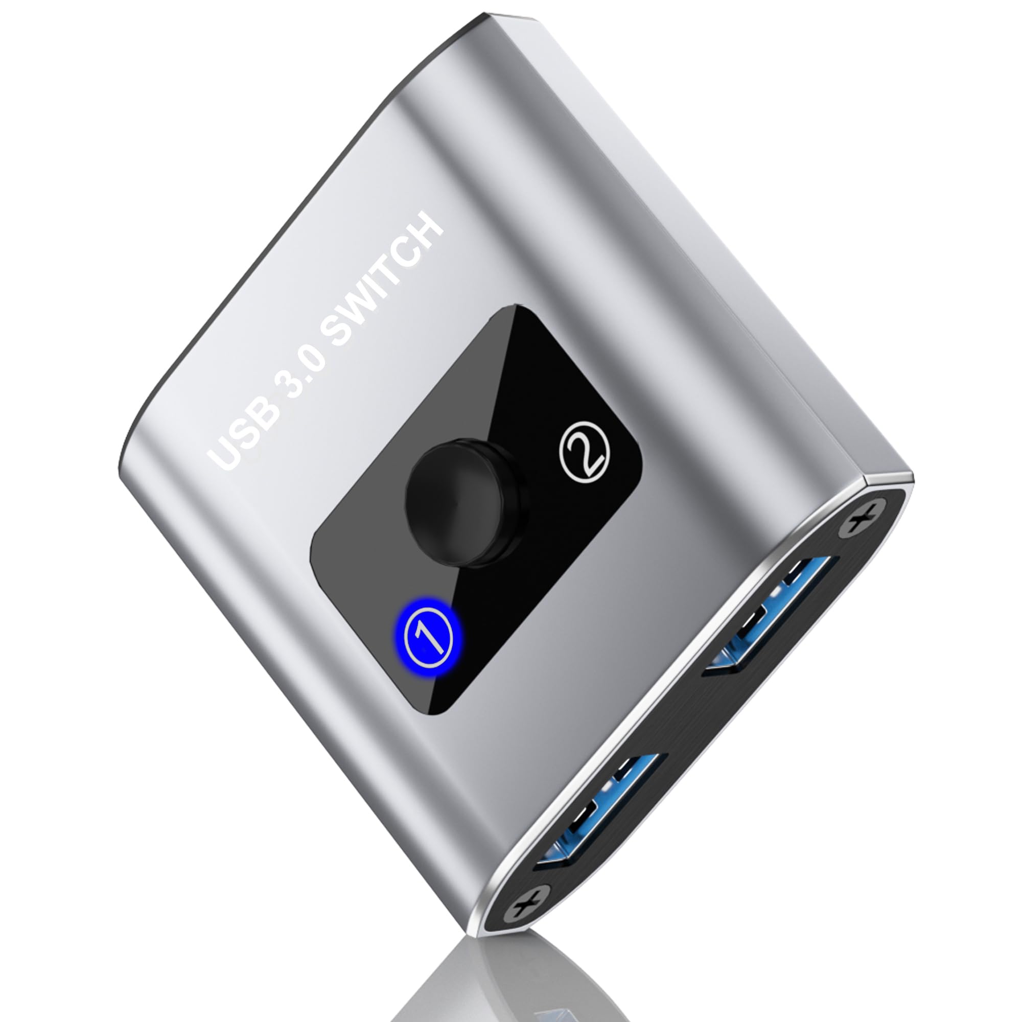 USB 3.0 Switch Selector. Bi-Directional 1 in 2 Out/ 2 in 1 Out, Share USB Devices Between 2 Computers for Printer, Keyboard, Scanner, Mouse. Compatible with Mac/Win/Linux-picture-21
