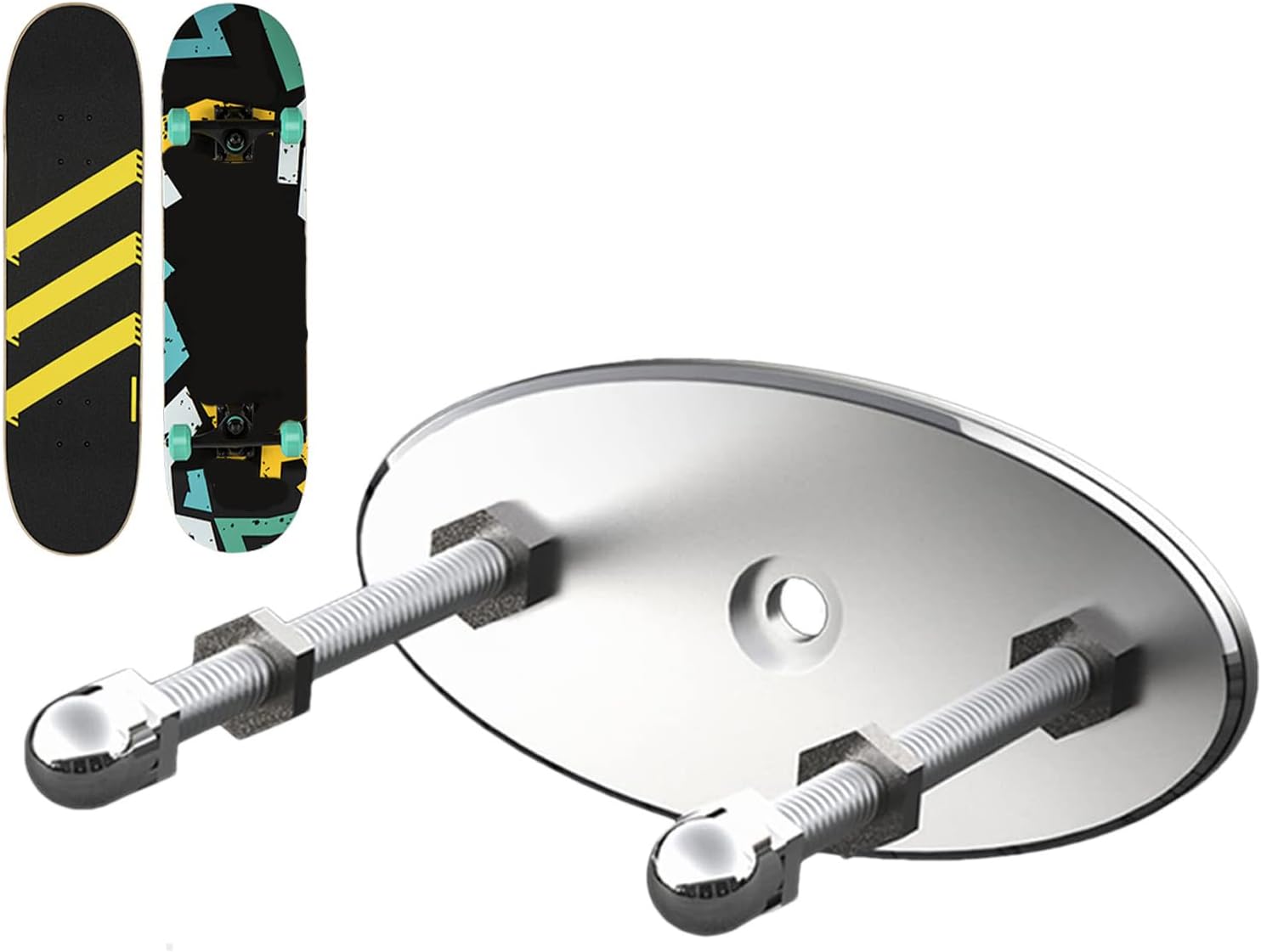 Wall Mounted Deck Rack – Horizontal Vertical Skateboard Hanger Bracket With Screws, Stable Storage Support | For Boards In Bedrooms Studios Offices Indoor Display And Organization Skaters Spaces