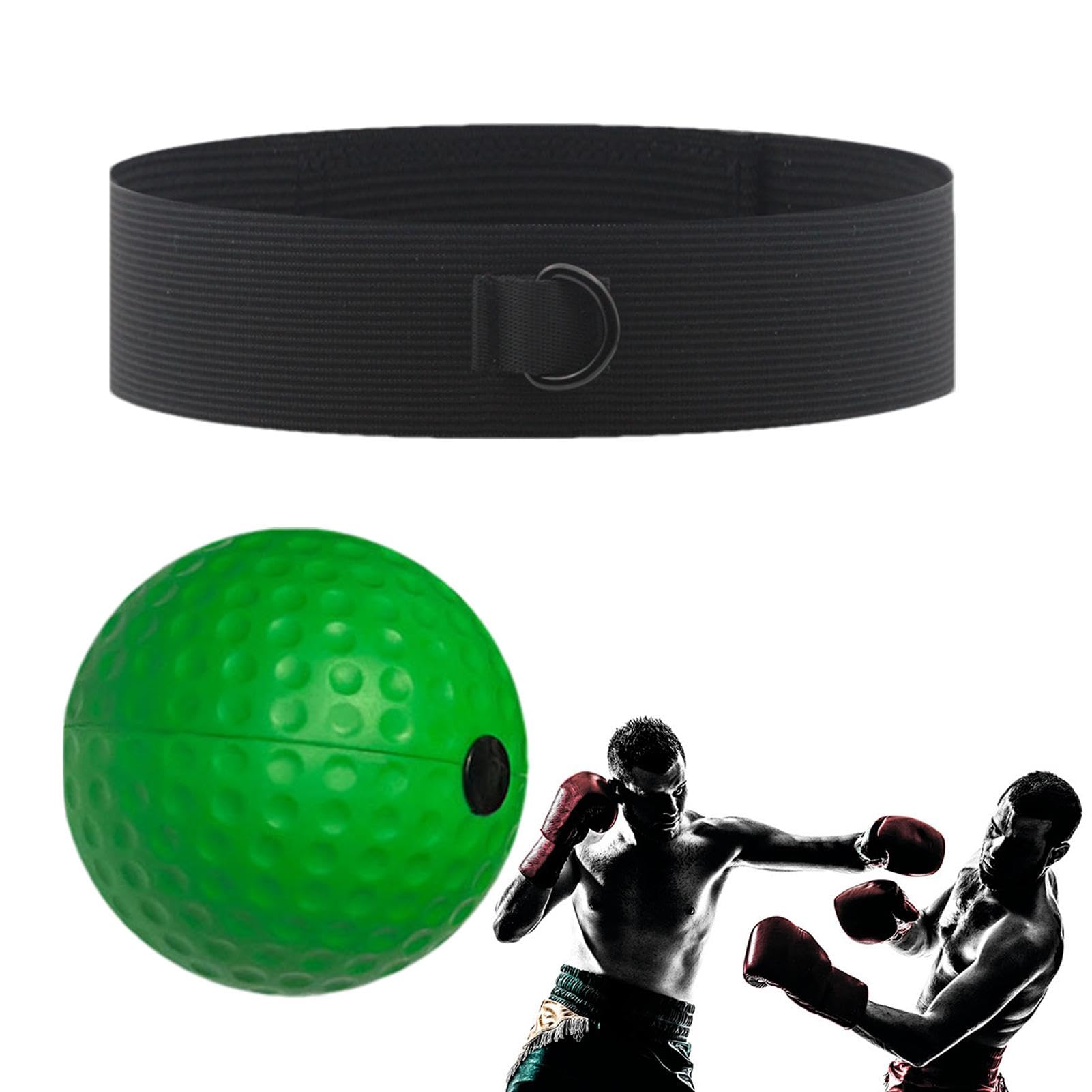 Balle De Réaction Boxe Avec Bandeau – Kit Réflexe Wrohto – Améliore Vitesse, Coordination & Agilité – Entraînement Maison & Voyage