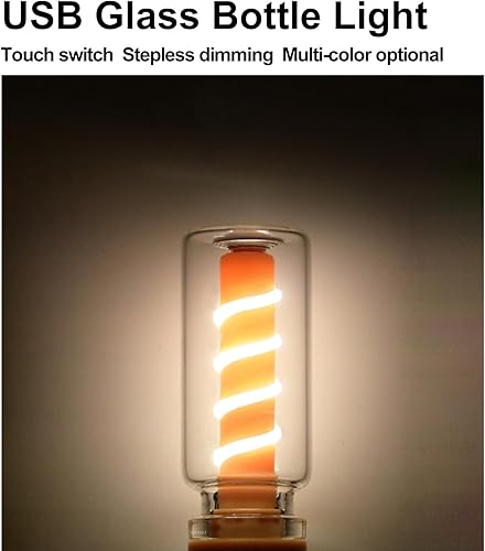 Miniatura 6 de Luz nocturna USB para automóvil, luz táctil para botella de vidrio, luz interior de auto con enchufe, mini bombilla LED para automóvil, campamento,