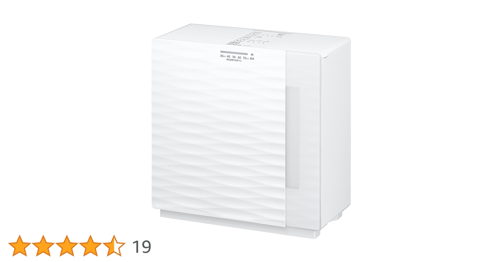 Amazon.co.jp: パナソニック 加湿機 気化式 ~19畳 ミルキーホワイト FE