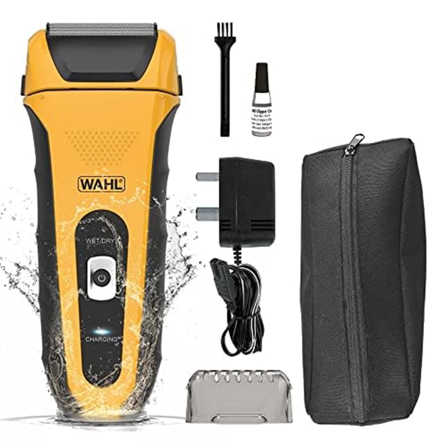 Wahl Cordless Waterproof Lifeproof Shaver Wet Dry Trimmer Grooming Set (A)