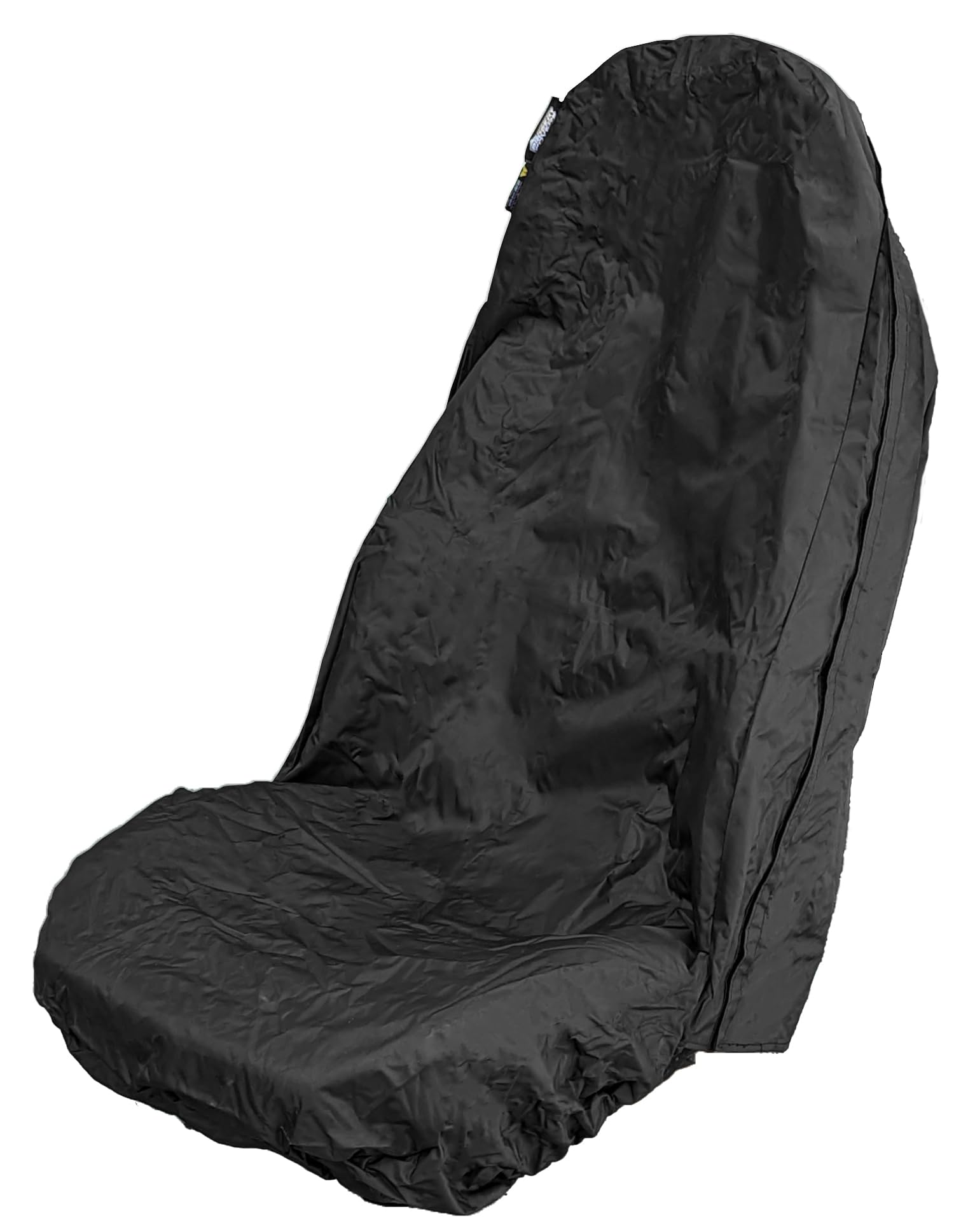 Universal Winged Front Car Seat Covers – Black – Sports/Bucket Seat Protector – Durable Polyester Fabric – Easy Fit for Most Cars & SUVs