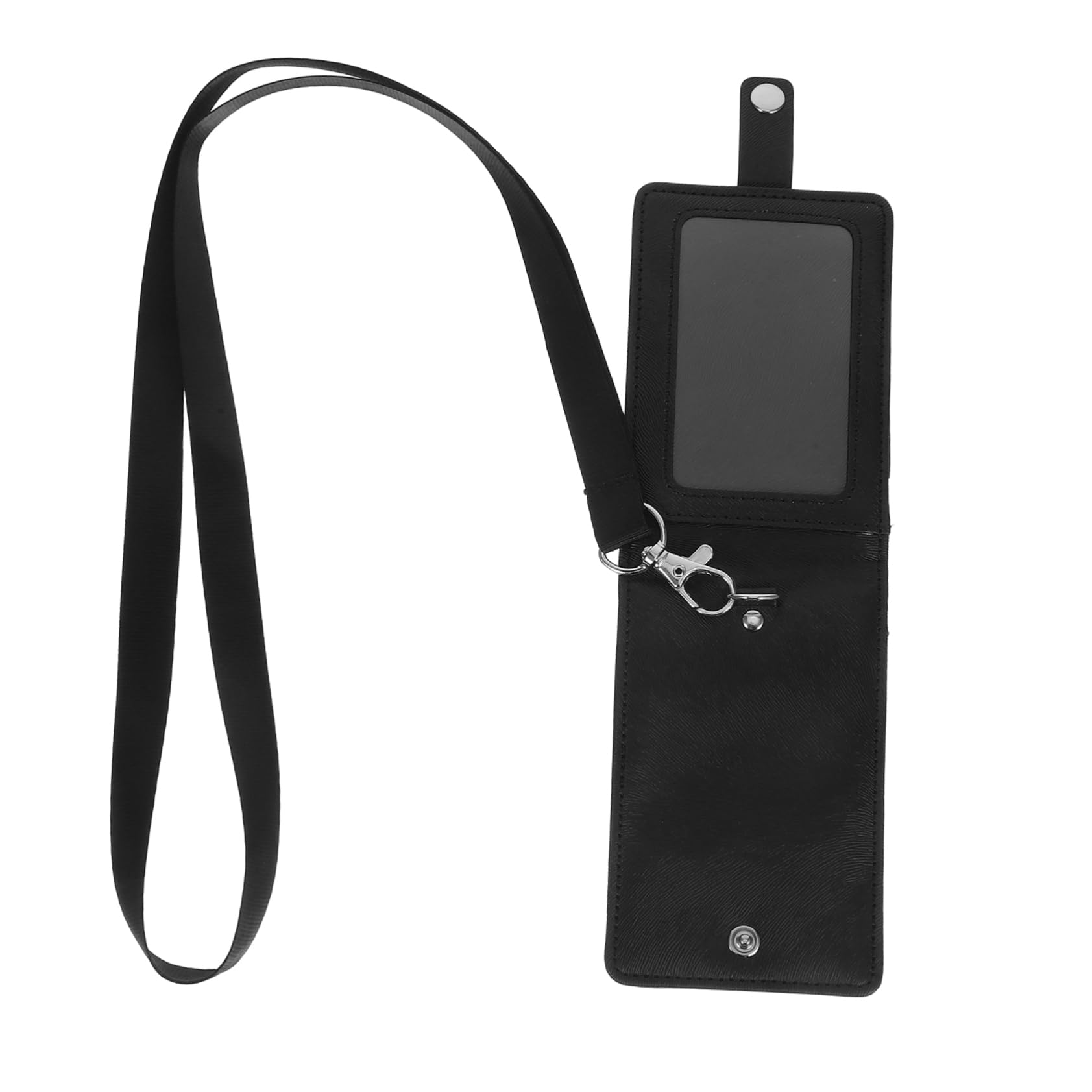 レザー Id フォルダー ワーク バッジ ホルダー 縦型 カード ホルダ