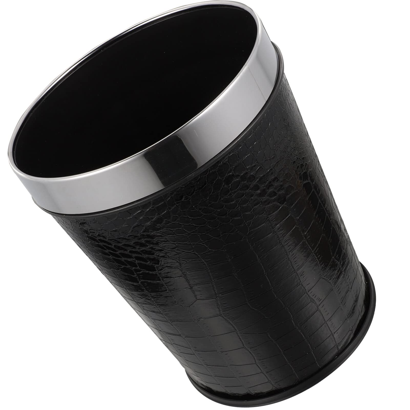 Cestino Vimini Rotondo 15x24cm - Cestino Spazzatura Rustico Per Casa E Ufficio - Foto 11