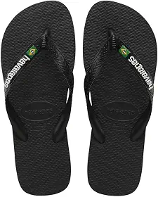 Chinelo Havaianas Brasil Logo Azul Naval