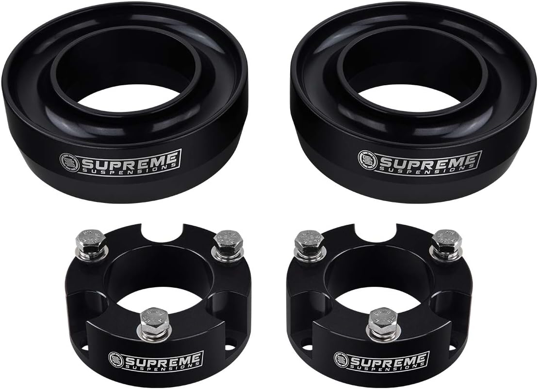 Supreme Suspensions - 3" Front + 3" Rear Lift Kit for 1996-2002 Toyota 4Runner 4WD / Non-SR5 - T6 Billet Aluminum Suspension Lift Kit (Black)