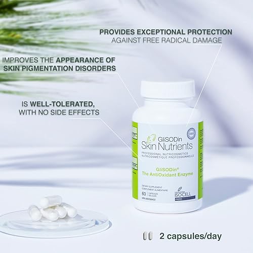 Miniatura 2 de GliSODin Nutrientes para la piel La enzima antioxidante - Protección contra el daño de los radicales libres - Reduce el estrés oxidativo - 60