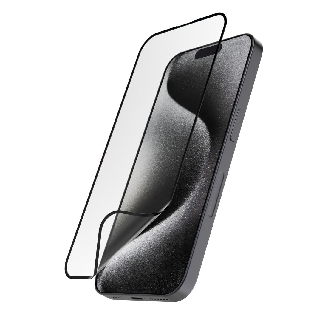 Hama "Super Hybrid Mob. Ph. Prot. Gl. f. Apple iPhone 15 Pro Max, Mounting Tool