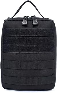 HWZ Outdoor Tactical Handbag Nylon Waterproof Emergency Rescue kit Accessory Bag Storage Medical Pocket (Black)