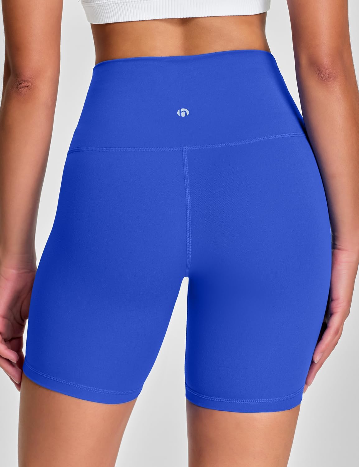 HeyNuts Pro Biker Shorts 4''/ 6'', Medium Plus Support, High Waisted Tummy Control Workout Shorts