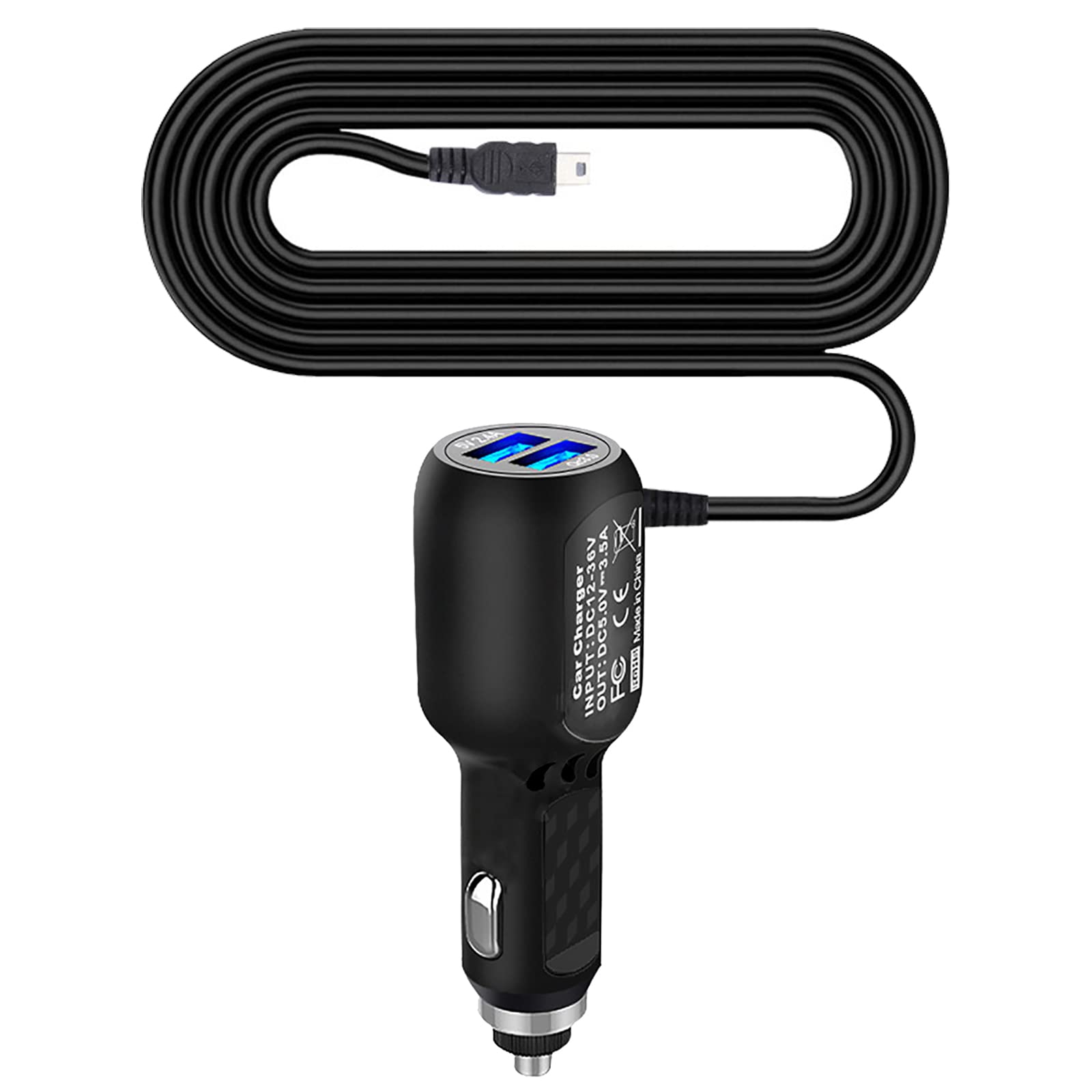 Amazon.co.jp: シガー電源アダプター 3.5M ドライブレコーダー用電源