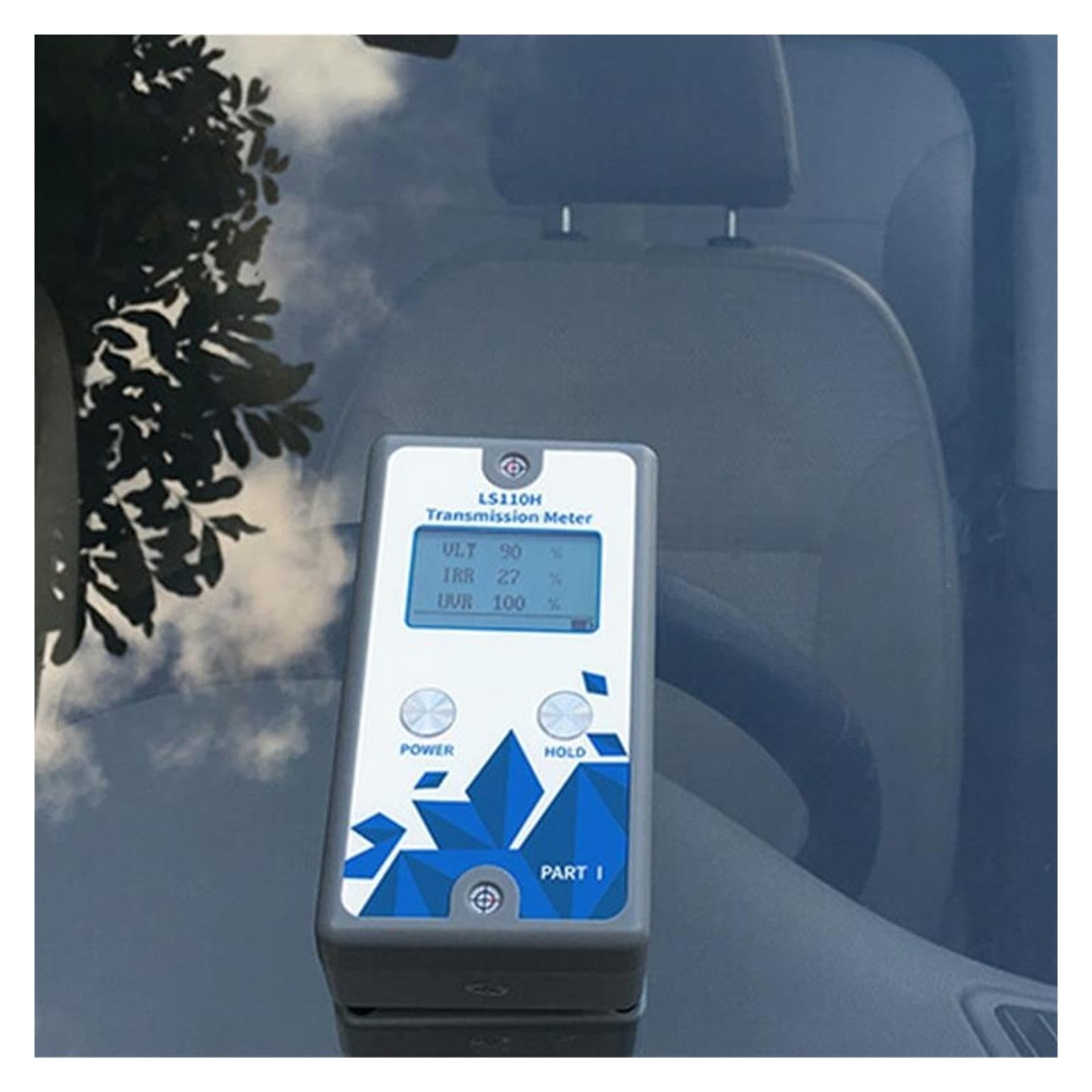 Misuratore di trasmissione diviso LS110H con rifiuto IR 1400nm per parabrezza anteriore in vetro installato con pellicola metallica per automobili Per principianti fai da te