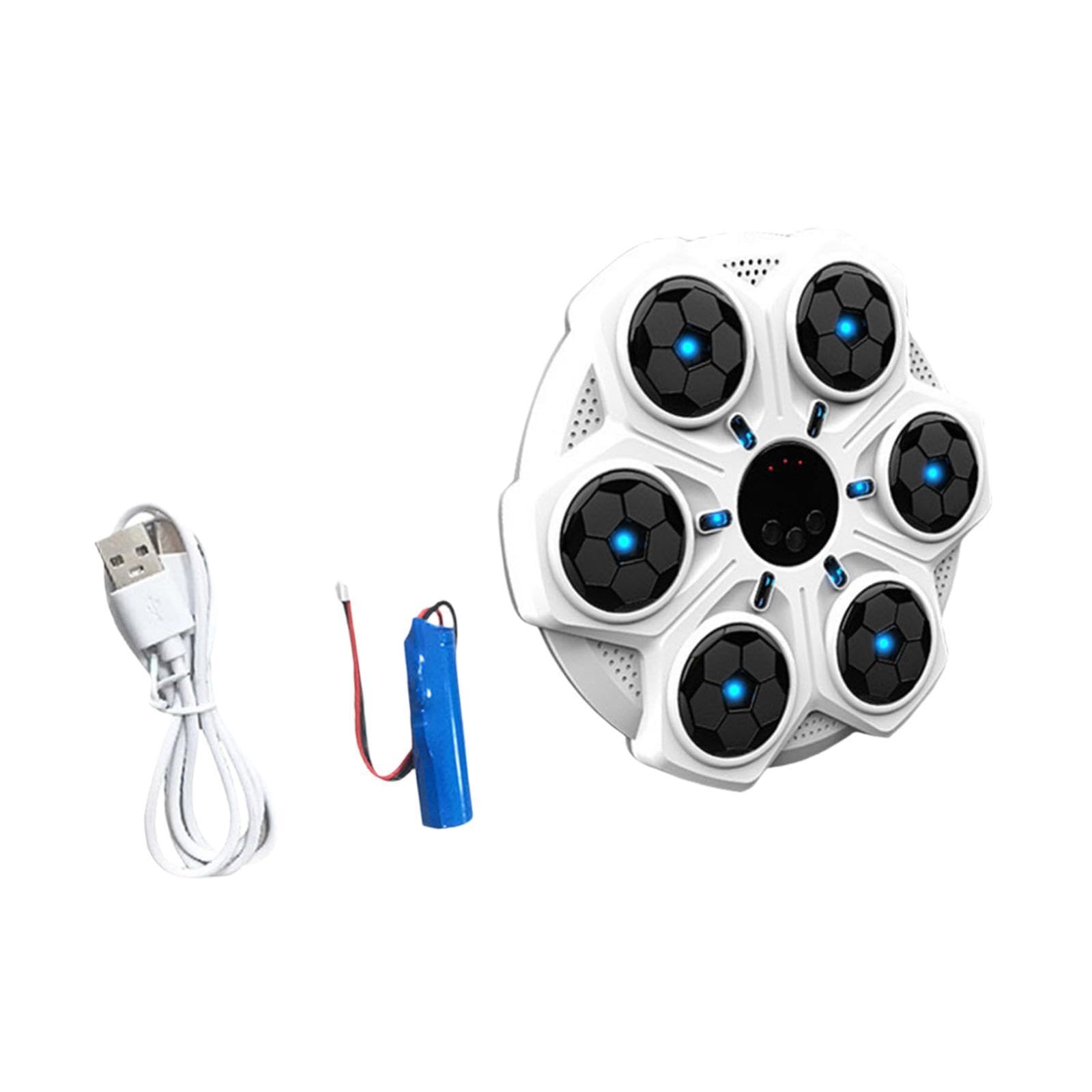 Smart Music Boxing Machine Punching Pad Trainer White| Bags| Training Equipment & Supplies | Martial Arts MMA |Sporting Goods