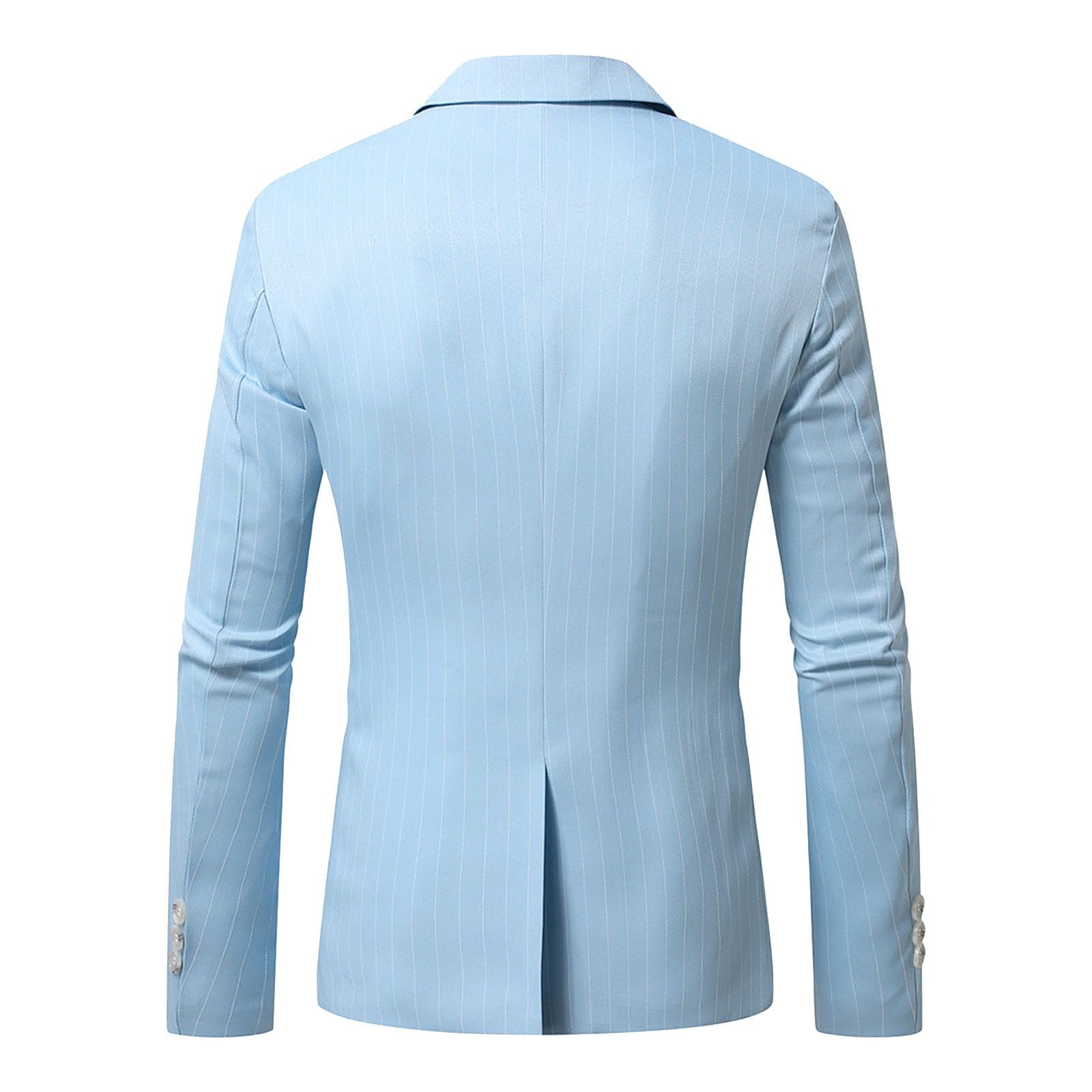 Giacca Uomo Elegante - Giacca da Abito Uomo Elegante Casual con Strisce Moda 2025 per Eventi e Ufficio