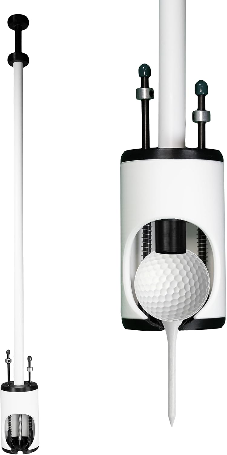 Tee Pal Pro Golf Ball Teeing Device W/2 Magnetic Tee Height Probes For Seniors With Bending Issues