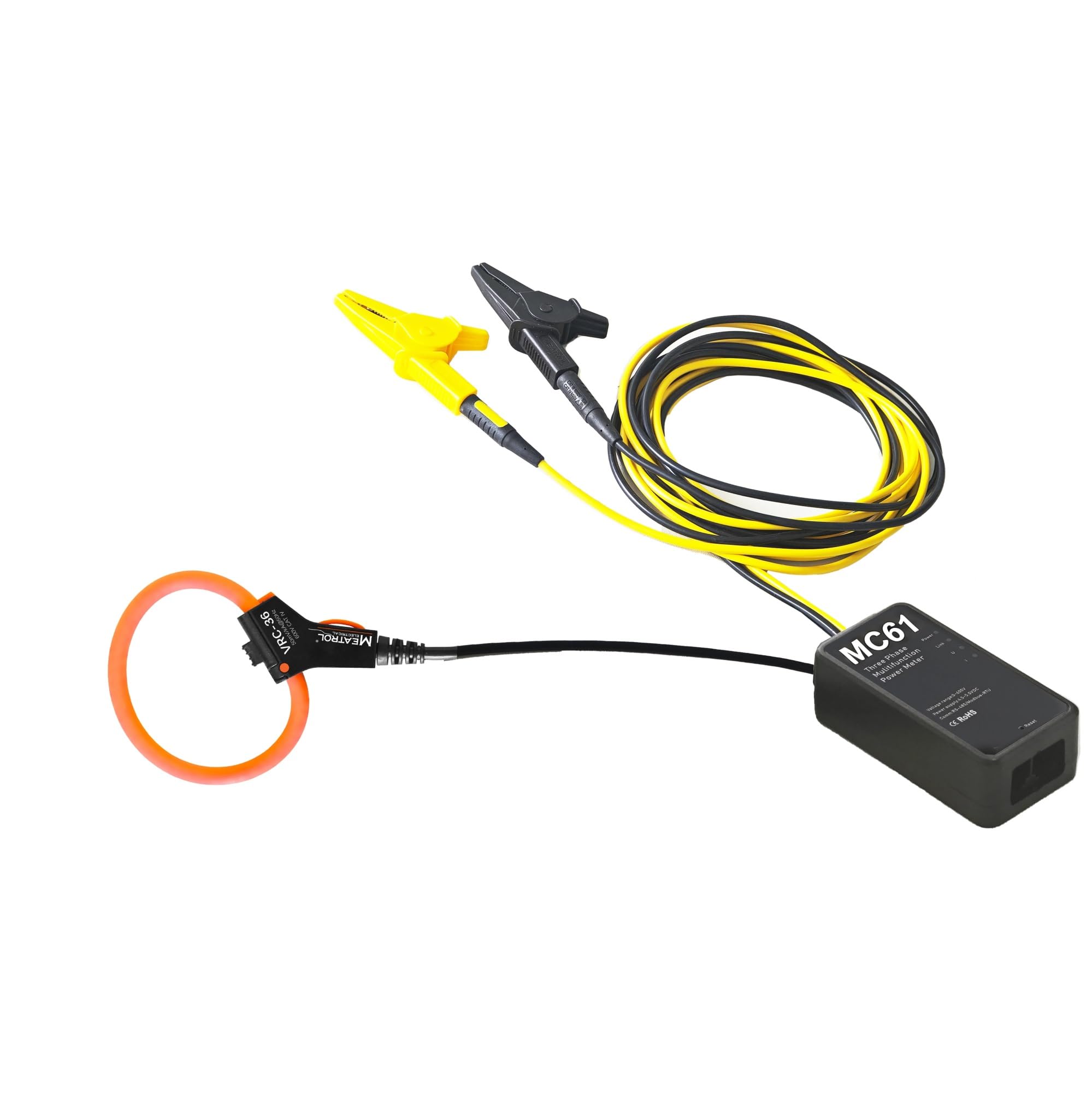 Medidor inteligente multicuito MC-61 analizador de calidad de energía IP20 temperatura