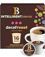 Vista 15 de Intelligent Blends Medium Dark Roast Coffee Pods, 16 ct, Single Serve Pods – 100% Arabica Coffee, Compatible with Keurig K Cups Maker