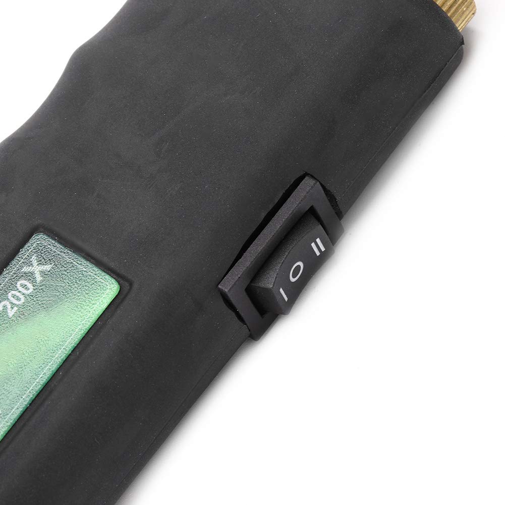 200x 400x Handheld-Glasfasermikroskop Inspektion eines tragbaren Mini-Mikroskops mit 2,5-mm- und 1,25-mm-Adaptern zur Überprüfung der koaxialen Beleuchtung von Glasfaserabschlüssen