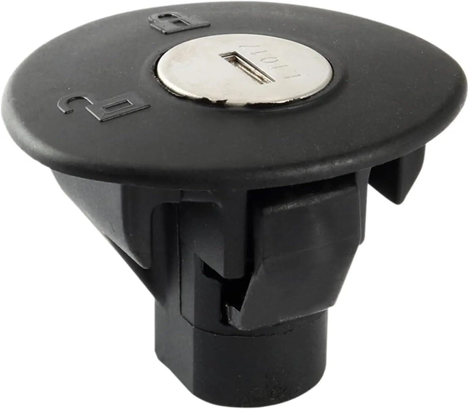 Tapón del tanque de combustible Tapa de tanque de combustible con bloqueo de gas para Ford Focus Edge Kuga Fiesta Fusion Mustang(2 pcs)