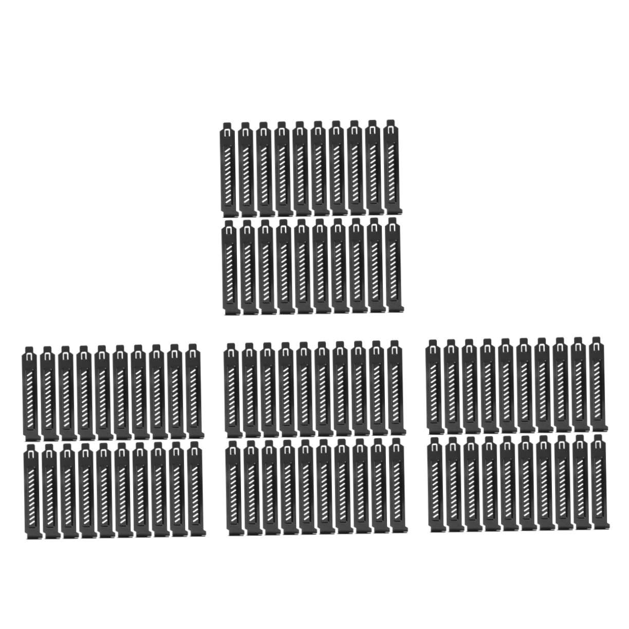 4 Set Copertura Slot Pci Per Chassis Computer Inossidabile Polvere Per Fessure Posteriore Facile Installare E Rimuovere Resistenti E Robusti Per Mantenere Pulito 20 Pezzi*4