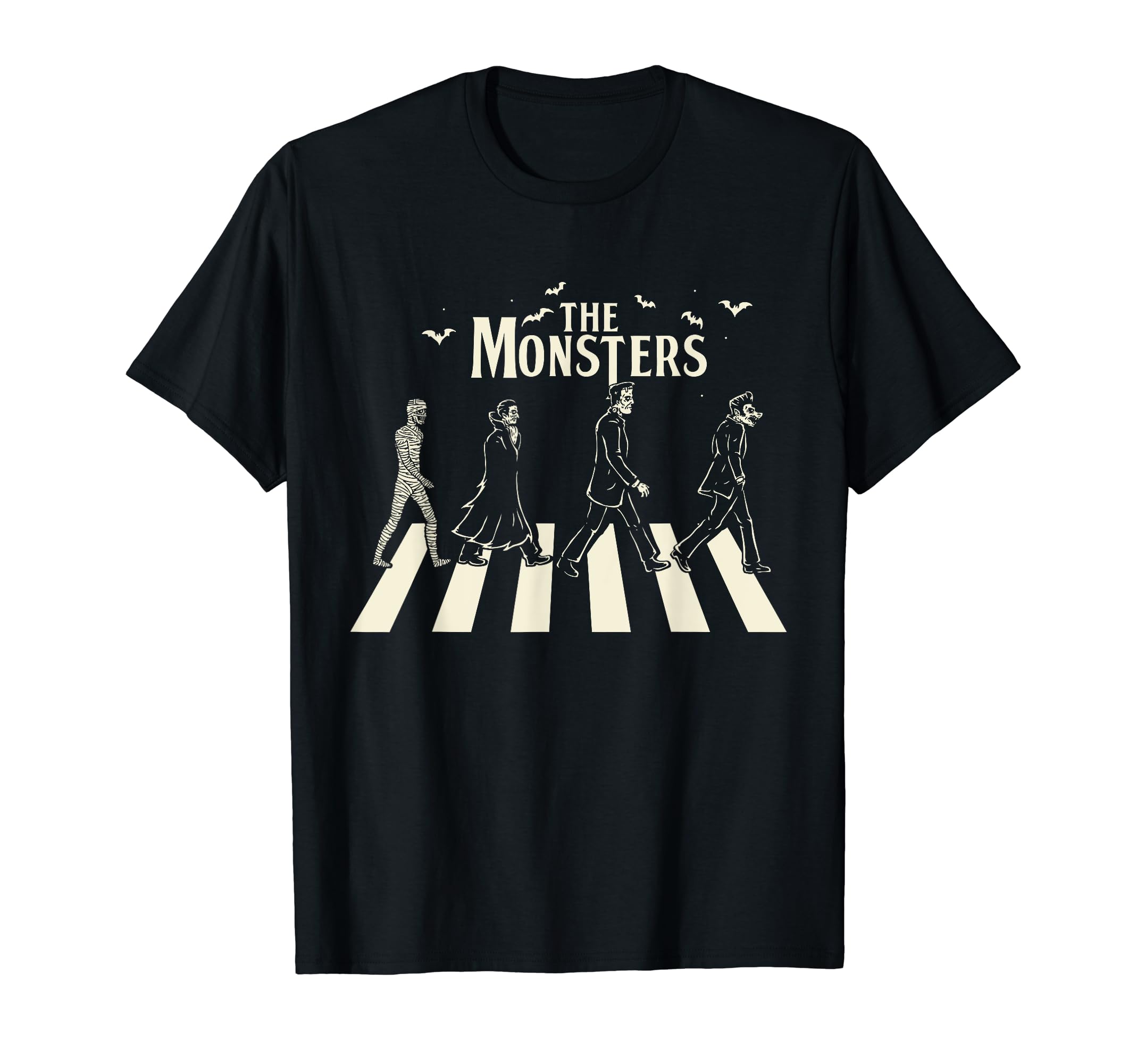 The Monsters - Funny Monsters Crossing The Road T-Shirt