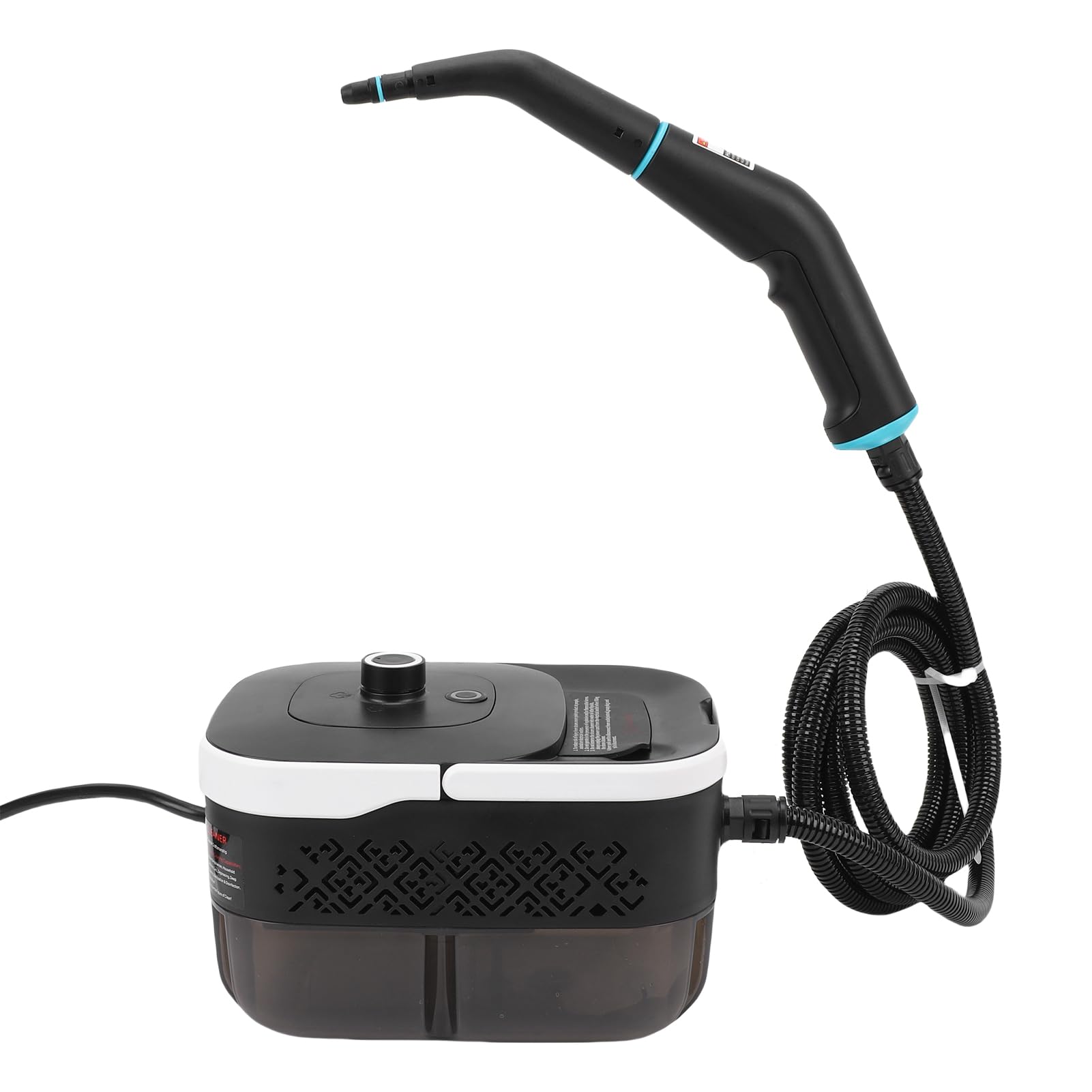 Hztyyier Limpiador a Vapor Portátil de Alta Temperatura, Limpiador a Vapor a Presión Portátil con Ajustes Ajustables, Potencia de 4 Bares para Uso Doméstico y de Cocina (Enchufe Europeo 220V)