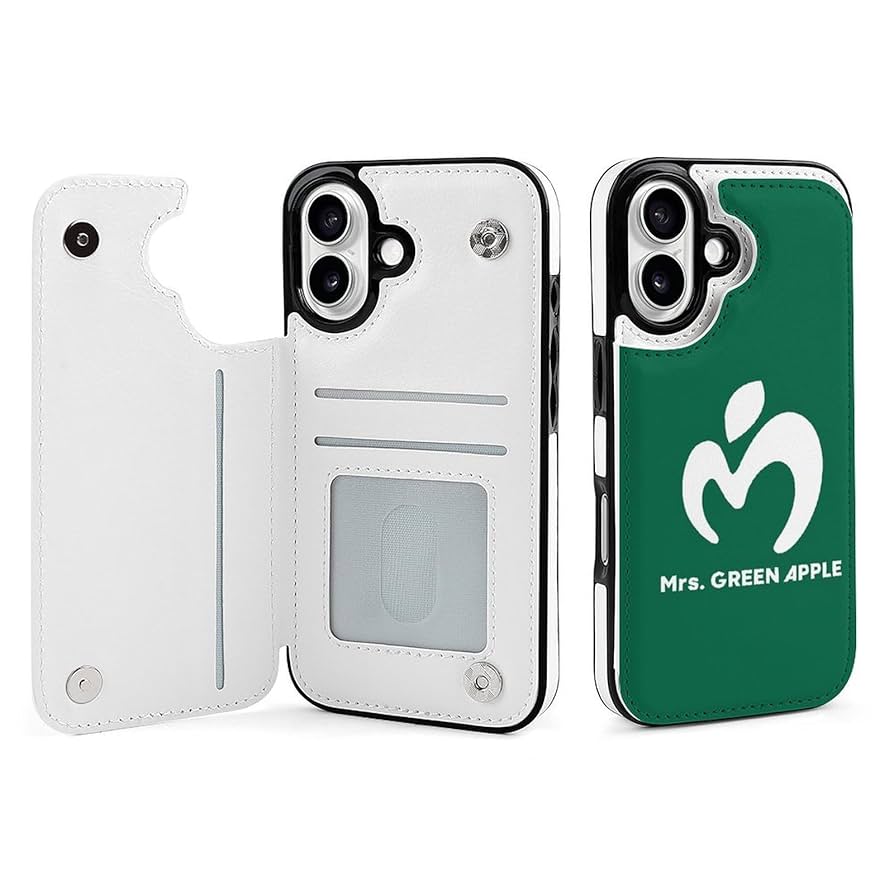 ajew iPhone 16 Pro ケース グリーン iPhone16 / applegreen 【ひも付き】(発送はご注文から3営業日
