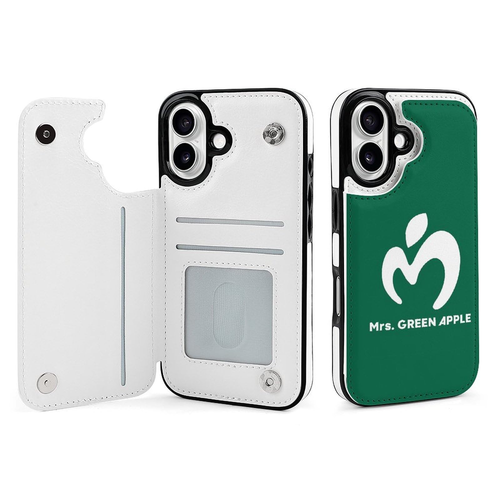 ajew iPhone 16 Pro ケース グリーン iPhone16 / applegreen 【ひも付き】(発送はご注文から3営業日