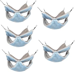 BESTOYARD 5 Pçs Pet Hammock Pet Pendurado Rede Mamãe Surpresa Cobaias Hamster Brinquedos Gaiola Hamster Acessórios Para Animais De Estimação Acessórios Para Animais De Estimação Hamster