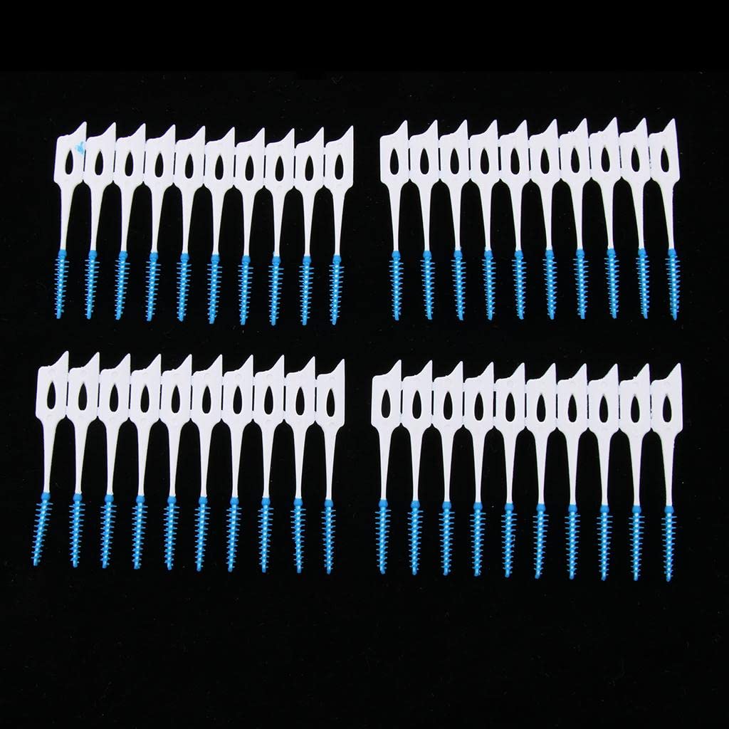 40X Silicone Interdental Toothpick Dental Floss Teeth Clean Brush Oral Care Health & Beauty | Oral Care | Dental Floss & Flossers-picture-26