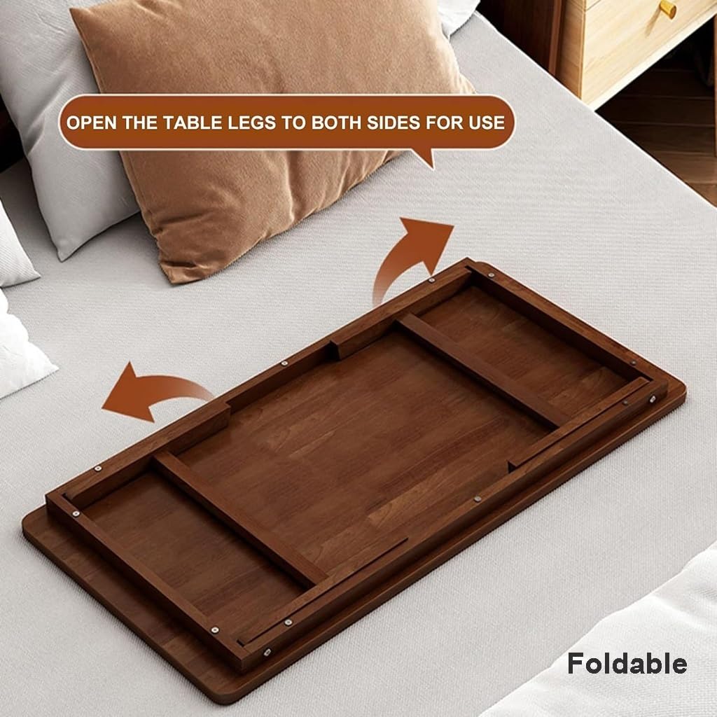 Klappbarer multifunktionaler japanischer Boden-Teetisch, antiker Tisch mit klappbaren Beinen, niedriger Tisch, Tatami-Tisch, Zen-Teetisch for Wohnzimmer, Büro (Size : 80x40x34cm)
