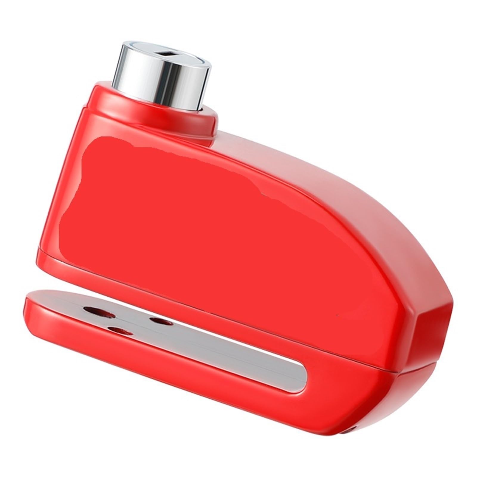 Motorcycle Handlebar Lock Waterproof Motorcycle Alarm Lock Bike Scooter Security Anti-Theft Motorbike Disc Brake + and Bracket+Reminder Rope Motorbike Lock Security(Red)