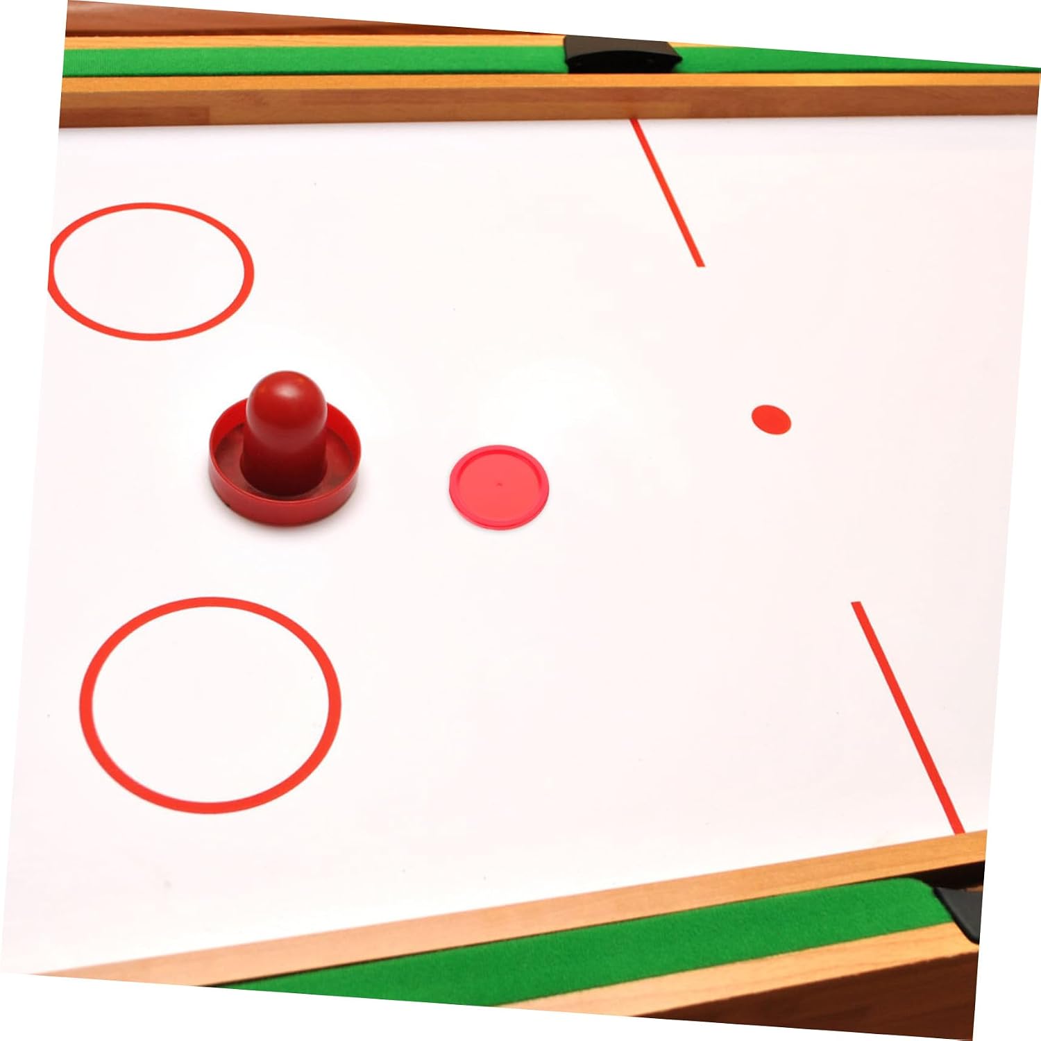 6pcs Plastic Ice Hockey Pucks Small Air Hockey Pucks Accessories Replacement for Desktop Table