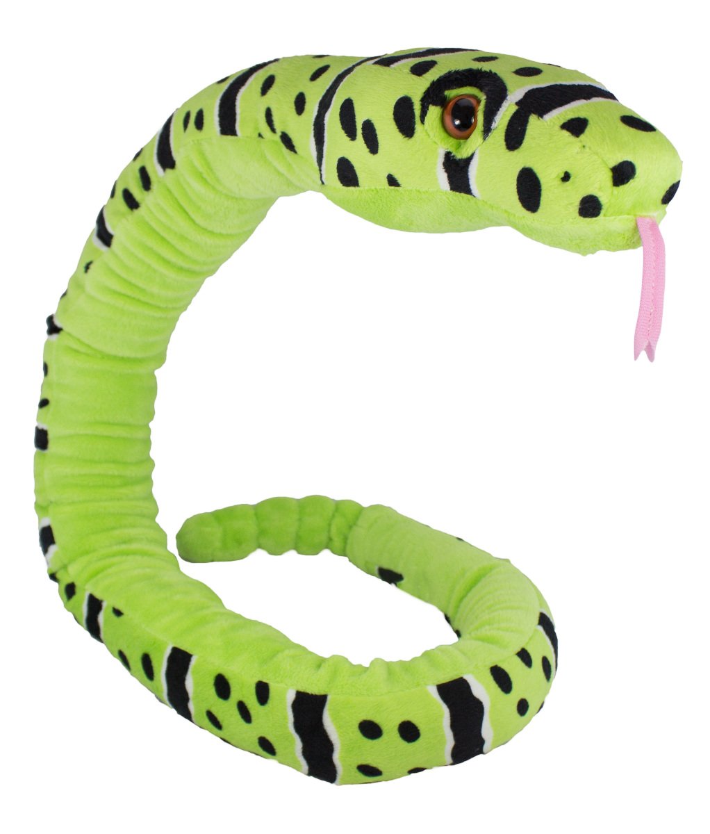 WILD REPUBLICSnake Plush, Stuffed Animal, Plush Toy, Gifts for Kids, Green  Rock Rattlesnake 54 inches