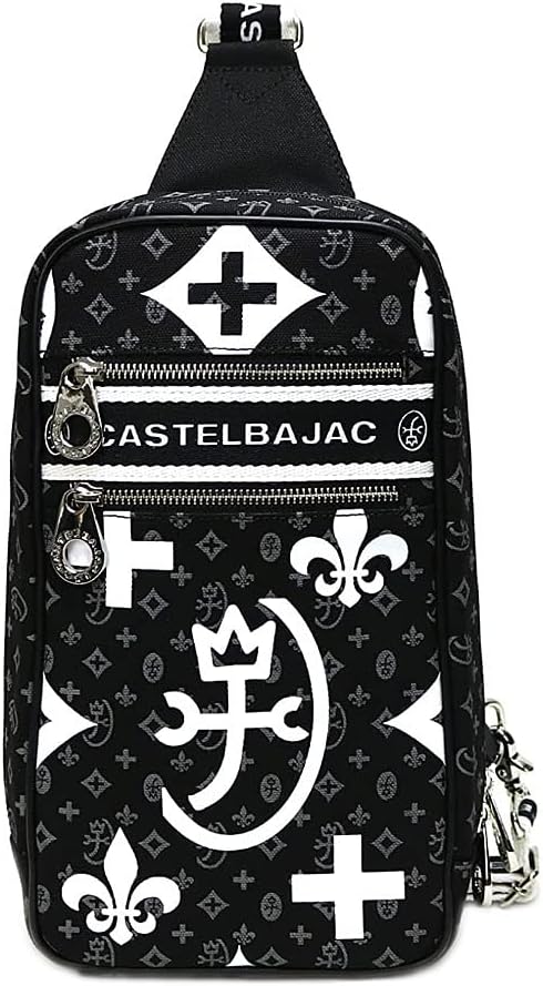 ミュベール ウエスト ポーチ フラワー ブラック 23SS ボディバッグ