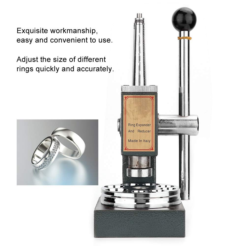 Ajustador de tamaño de Anillo, Herramienta de joyería de Metal, Duradero, Resistente al Desgaste, fácil de Usar, Ajuste de tamaño preciso para Anillos
