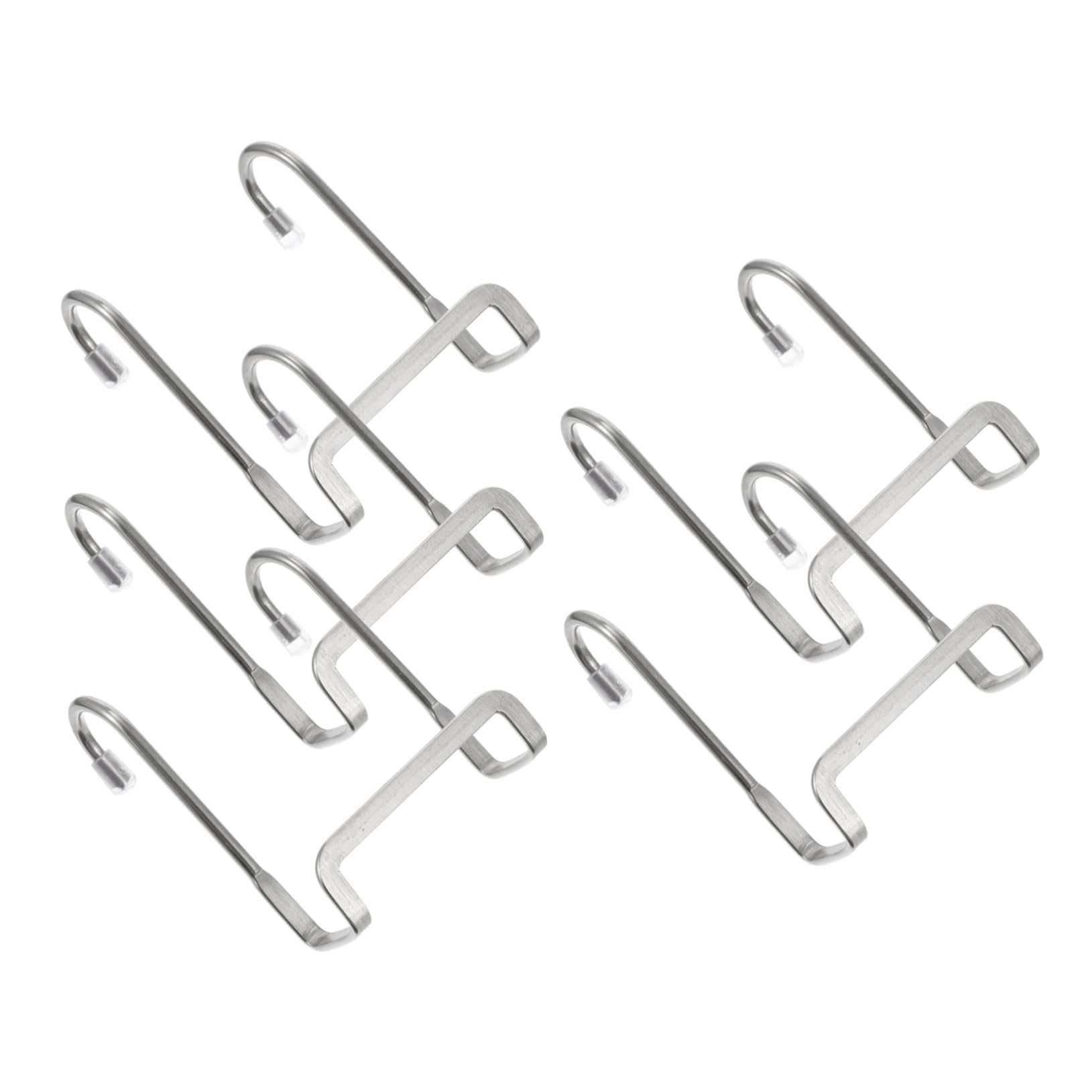 Happyyami 5Pcs Door Back Hooks Punch Over Door Hanger Rack for Organizing Coats Bags Towels Color Design for Home and Office Use