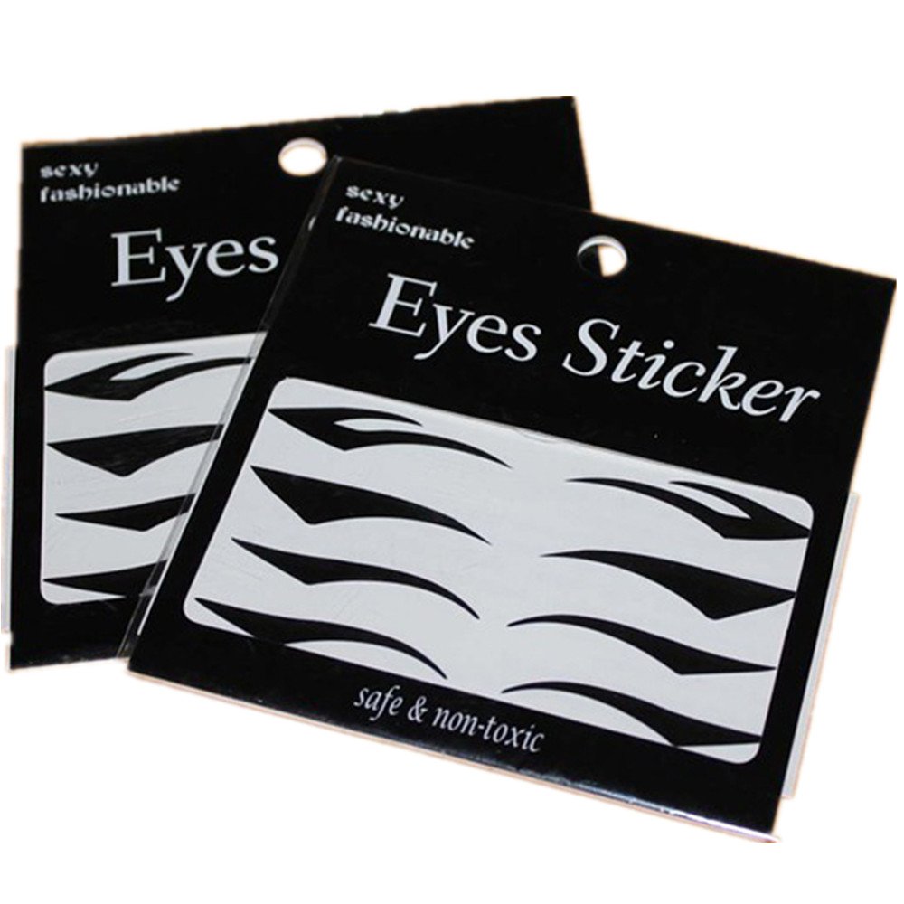 4 pairs Temporary Eye Tattoo Transfer Eyeshadow Eyeliner Stickers Fancy Xmas New