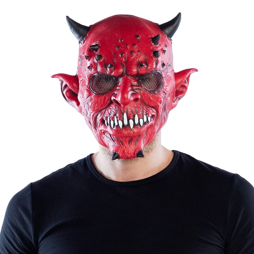 Boland - Horror Mask for Adults Made of Latex, Mask for Halloween and Carnival, Accessory for Costumes for Theme Party