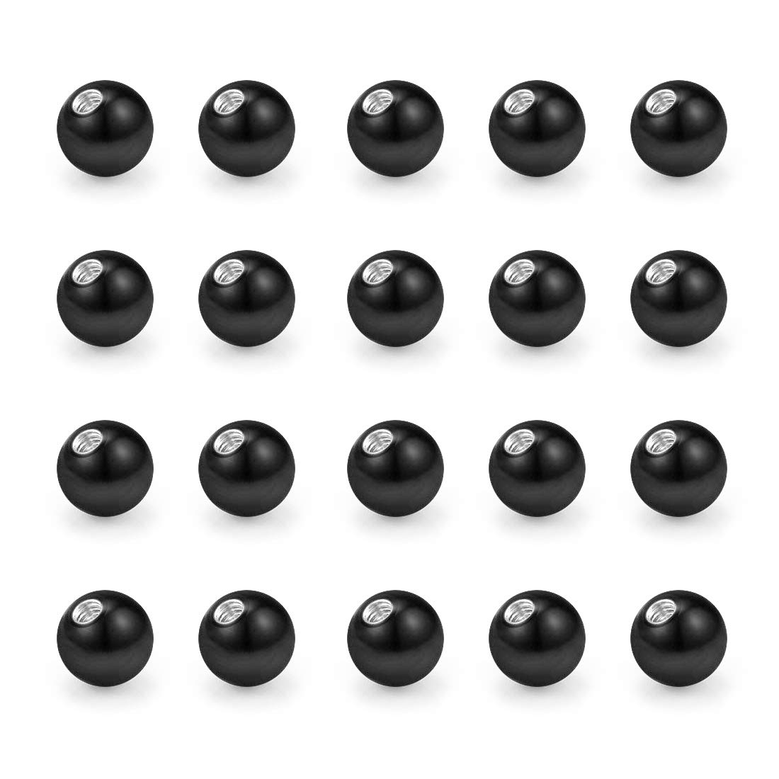 Briana WilliamsBola 5mm Piercing Perforadoras de Repuesto 14G 5mm Acero Quirúrgico Acrílico Bolas Piercing Lengua Ombligo
