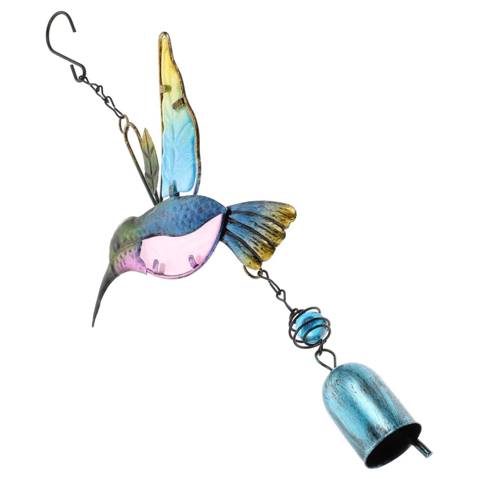 Cloche à vent vintage artisanale : trio de pendentifs suspendus haut de gamme