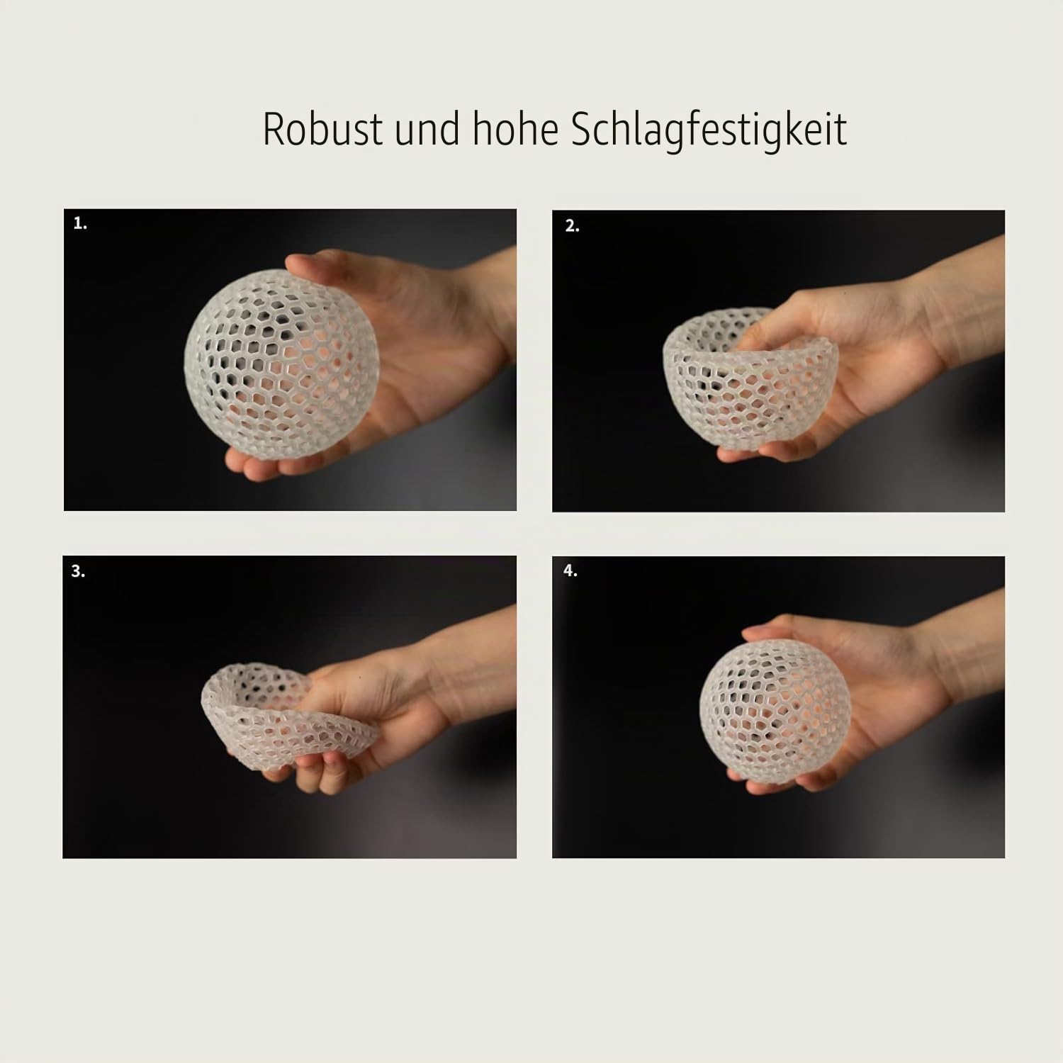 Siraya Tech Tenacious 3D-Druckerharz Flexibles 405 nm UV-härtendes Harz mit hoher Schlagfestigkeit Standard-Fotopolymerharz für LCD-DLP-3D-Druck (1000 g, transparent)