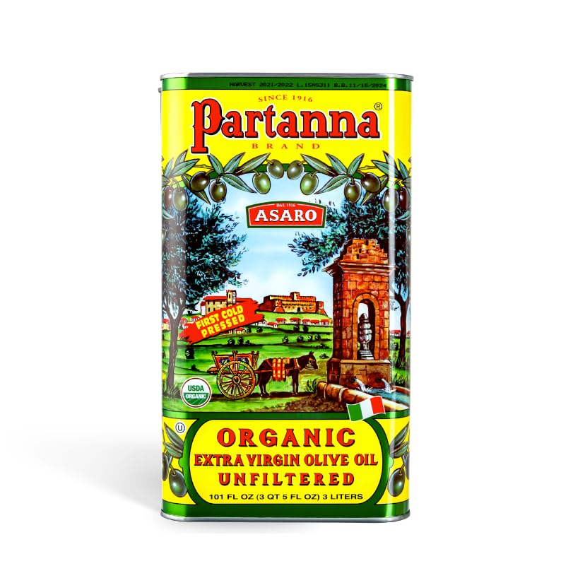 Partanna Organic Unfiltered Extra Virgin Olive Oil