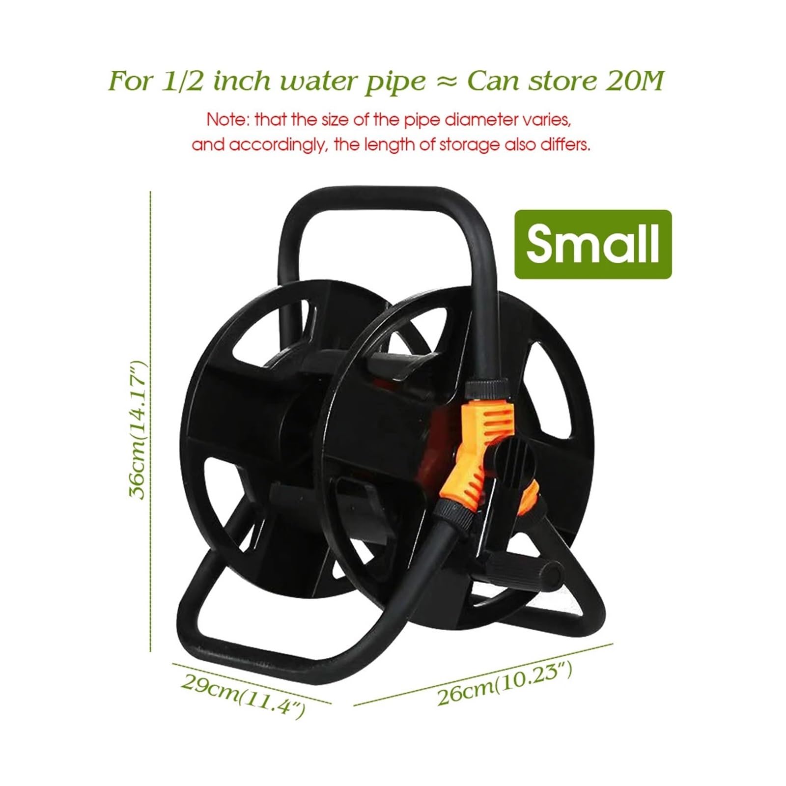 Support Tuyau Arrosage Bobine de stockage de conduite d’eau