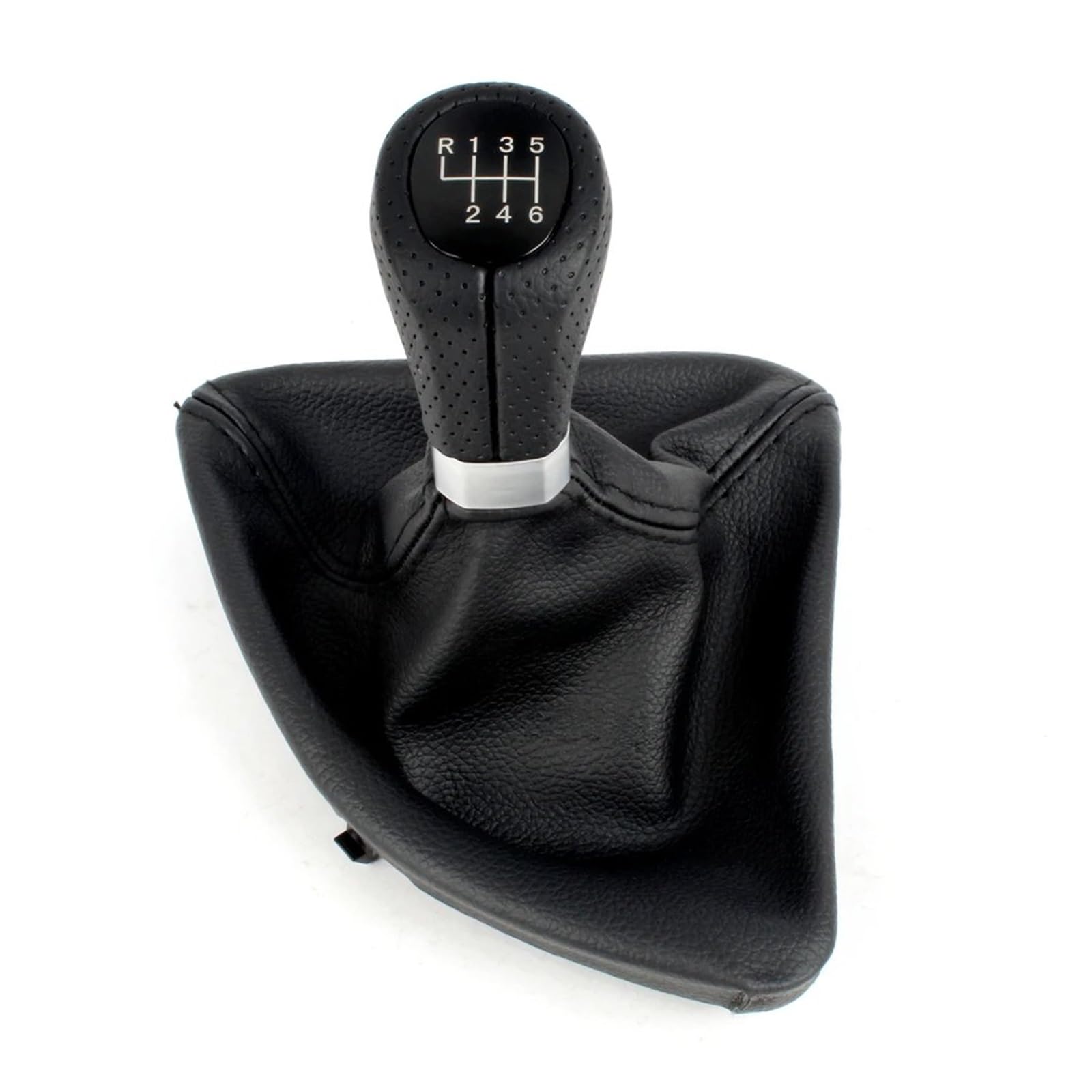 Kunyos 6 Speed Black Gear Knob For Bmw 1 Series E81 E82 E87 E88 Abs/Pu Leather Upgrade